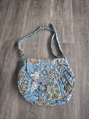 Vera Bradley Blue Floral Quilted Bag